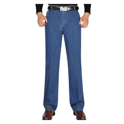 Senistyle Jeans for Older Men, Big and Tall Jeans for Mens Over 60 Business Casual Denim Stretch Pants