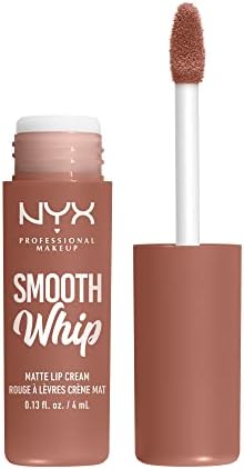 NYX PROFESSIONAL MAKEUP Smooth Whip Matte Lip Cream, Long Lasting, Moisturizing, Vegan Liquid Lipstick - Pancake Stacks (Cool Beige Nude)