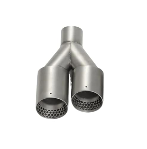 Embout d'échappement en nid d'abeille acier inoxydable mat haute finition ID60mm