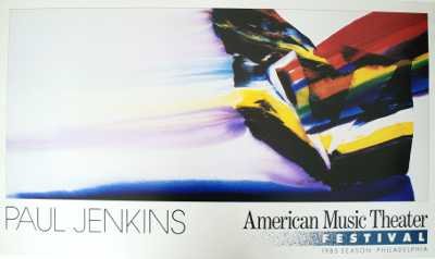 Paul Jenkins – 1985 Music Festival Art Print – 100 cm x 57 cm