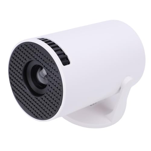 Garsent -Projektor mit WiF, Unterstützt 4K 1080P Tragbarer Projektor, 50 ANSI, 240° Drehbar, Automatische Trapezkorrektur, 15-80-Zoll-Bildschirm-Videoprojektor