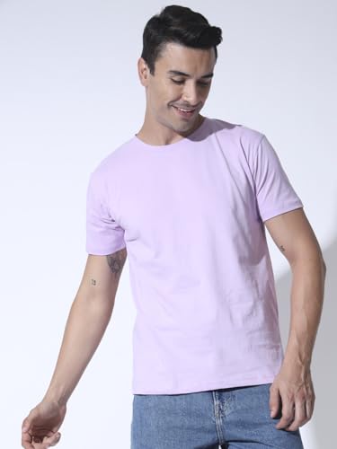 Image of Round Neck Half Sleeve Pure Cotton T-Shirt