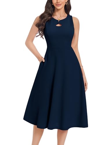 Wedtrend Women's 1950s Retro Dress Cocktail Dress Cutout