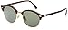 Produktbild Ray-Ban Junior Unisex-Erwachsene Clubround Sonnenbrille, Rot (Red Havana/Polargreen), 51