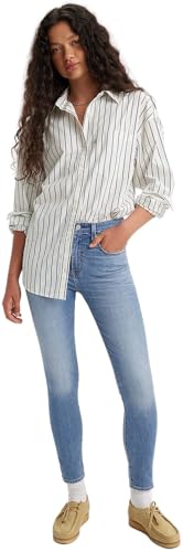 LEVIS Damen 721 HIGH Rise Skinny Dark Indigo - Worn IN, Cool I Am In Paradis, 25W / 30L EU – Ansicht 5