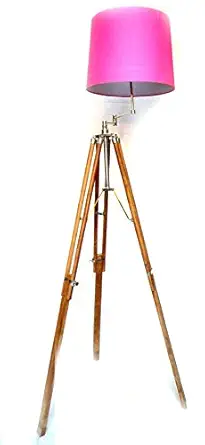 Brass Floor LAMP with Shade, Floor Lamp, Room Corner Lamp, Lamp with Stand,