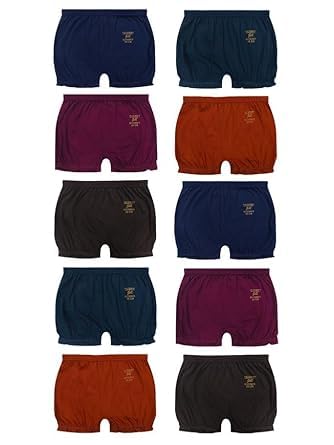 GIIG Girls Cotton Innerwear, 100% Pure Cotton, Soft & Breathable, Comfortable, 2 Count (in, Age, 2 Years, 3 Years, 10, Plain) 2