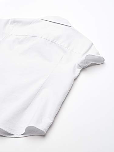 Image of Amazon Essentials Girls' Uniform Classic Fit Short-Sleeve Oxford Shirt