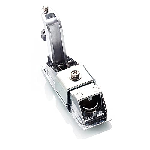 Sthang-D 2Pcs Compression Latch Lock Trigger Latch Lock, Zinc Alloy Adjustable Lever Hand Operated Compression Latch With Raised Trigger, Non-Locking, Flush Lever Latch (Silver) #TOP3