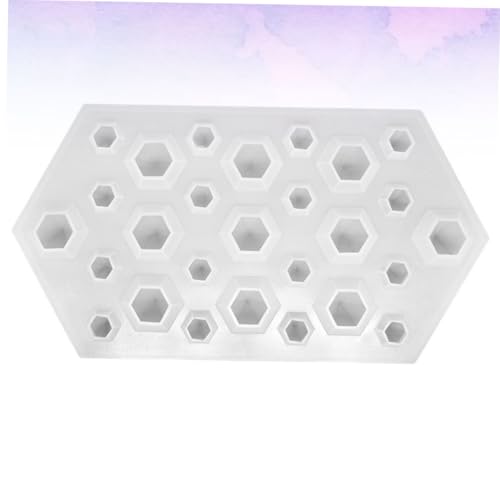 Molde para cubos de hielo silicona forma diamante miniatura 3