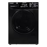 Pemberly Row All-in-One Washer Dryer Combo, 15lb Capacity, Vented 110V, Touch Buttons, LED Display, RV Approved, Faster Drying Dual Fans, Allergen/Sanitize Cycles, Compact Design for Motor Homes