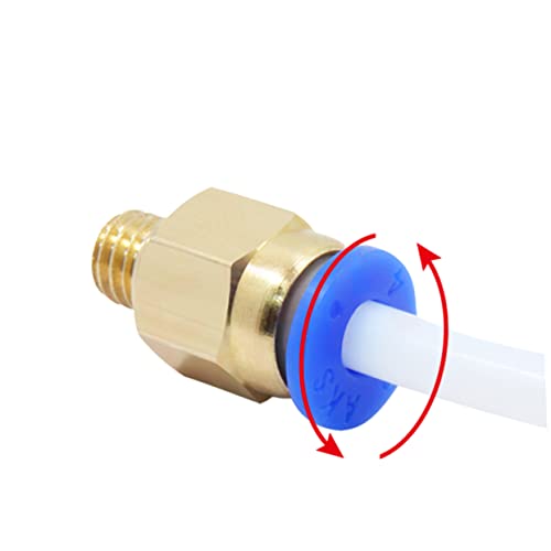 Homoyoyo 4pcs Sturdy Pc External Thread Connectors for Air Tools Printing Flexible