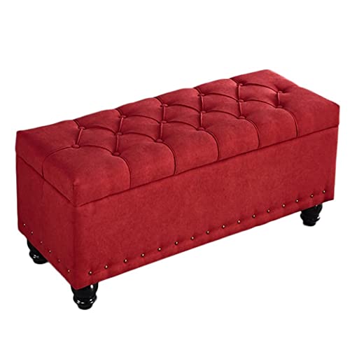 Coffre de rangement ottoman pliable pour jouets et vêtements - 2