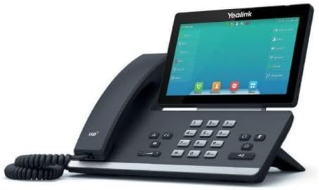 Lato view of the Cleyver T57W IP Phone showing ports