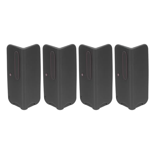 Évitez les chocs sur vos plinthes avec la protection d'angle noire de 10,2 cm - 2