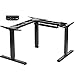 VIVO Electric Motor Sit Standing Height Adjustable Corner 3 Leg Desk Frame (Frame Only) | Sit Stand Ergonomic L Frame (DESK-V133E)