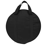SOLUSTRE Borsa per Gong Oxford Singolo Strato 40x8 Cm Tracolla Regolabile, Portastrumenti e Resistente per Accessori e Piatti, Custodia Leggera e Traspirante per Percussioni