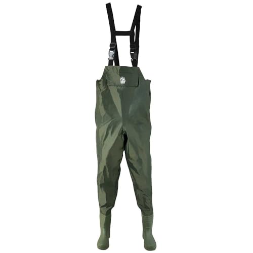 Waders Behr Nylon PVC Taille 43 : équipement ultra light imperméable pour la pêche en rivière