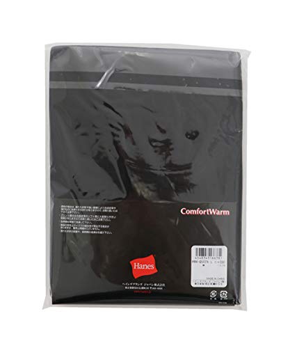 ヘインズ ロングTシャツ あったかインナー 防寒着 厚手インナーハイネックシャツ 長袖 暖かい 綿100% ロングスリーブシャツ HM4-Q507A の商品画像 9