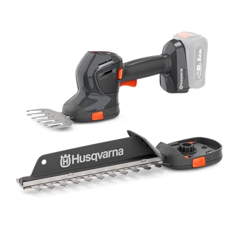 Husqvarna Aspire S20-P4A Cisaille à gazon et à arbustes sans fil 18 V avec lame à arbustes 220 mm et lame de cisaille 130 mm (sans batterie ni chargeur)