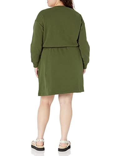 Image of Amazon Essentials Women's Long Sleeve Sweatshirt Dress