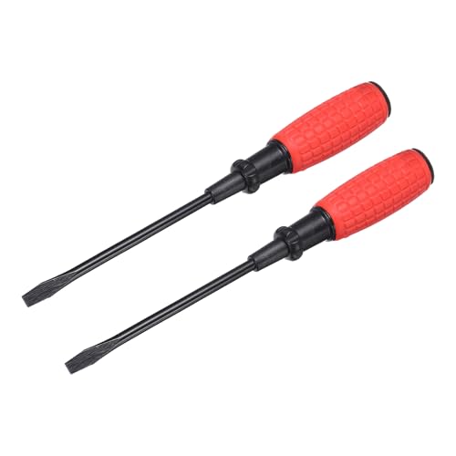 QUARKZMAN 2 Piezas Destornillador De Paleta SL6 Longitud 9.3' Acero 45# Magnético Con Empuñadura Ergonómica Para Electrodomésticos Muebles Reparación Automotriz