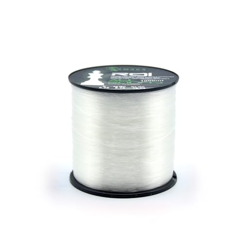 Namaka® filo ROI Fluorocarbon Coating lenza da pesca All Round MT 1000 Diam. da 0,20 a 0,80 (Ø 0,20 mm - 3,45 kg - 1000 mt, MONOFILO ROI CRISTAL)