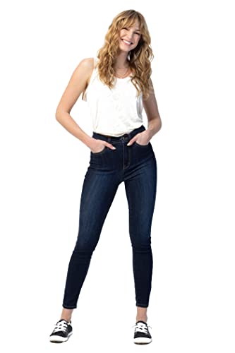 Judy Blue Hi-Waist Back Phone Yoke Seam Skinny Jeans (82409)
