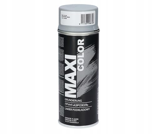 Maxi Color Imprimación Universal en Aerosol, Bote de 400 ml (Gris Mate)