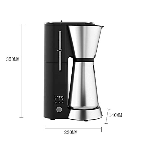 FACAZ Kaffeemaschine Edelstahl Kaffeemaschine Automatische Tropfkaffeekanne 625ML Kaffeemaschine – Bild 3