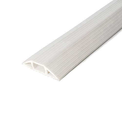 Fils électriques emmêlés ? Solution cache-cordon ivoire 7,6 cm x 3 m