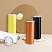 YOUKE OLA 16 Pack Skinny Tumblers 20oz Bulk Straight Stainless Steel Double Wall Vacuum Insulated Tumbler with Lid and Straw & Silicone Base for Travel, DIY, 16 Colors