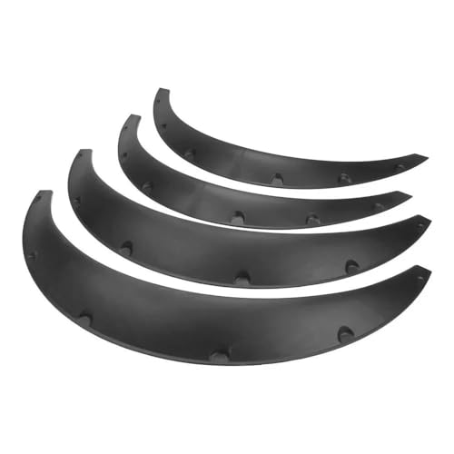 Garde-boue flexibles en plastique ABS universels pour voiture, pack de 4 pièces