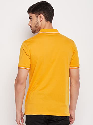 Image of UNIBERRY Men's Cotton Half Sleeves Solid Polo Neck T-shirt-MT4-BG 4XL