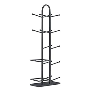 Basketbalwagen Verticale Bal Opbergrek Zwart, Vloerstaande Opberger voor Sportuitrusting, voor Basketbal/Voetbal…