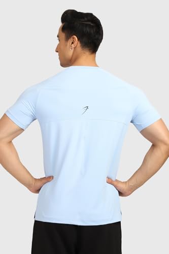 Image of FUAARK Men's Round Neck Slim Fit Gym Sports T-Shirt