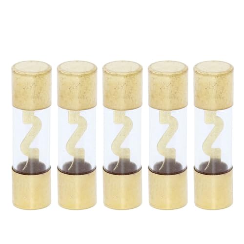 Fusible AGU de vidrio 50A de 10x38mm con acabados de alta conductividad