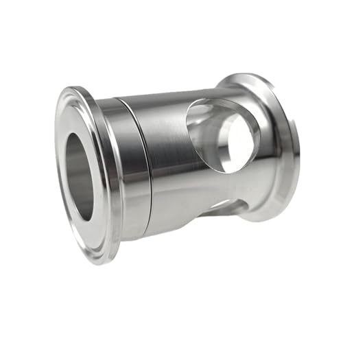 1inch or 1.5inch Tri Clamp Mini Compact High Flow Sight Glass Window 2.34inch Height SS304 Stainless Steel Silicone Seal