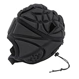 ibasenice Atmungsaktiver Skaterhelm für Torhüter Stoßfester Schutzhelm für Fußball Hockey Rugby...