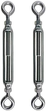 Tensores acero inoxidable ojo y ojo 5/16" UNC 2 piezas miniatura 1