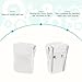 PEUTIER 12pcs Cubicle Clips, Cubicle Wall Clips Hooks Stainless Steel Cubicle Pins Fabric Panel Office Cubicle Accessories Hangers for Holding Messages Pictures Photos Notes Memos (White)