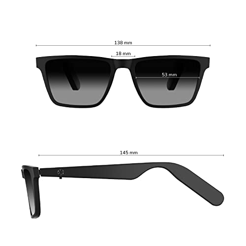 Lucyd - Bluetooth Audio Glasses - Men & Women Smart Glasses W/Uv Protection - Open Ear, Noise Canceling Wireless Mics, Quadrasonic Sound Speaker, Voice Assistants Compatible – Dynamo #TOP3