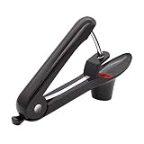 Portátil: tapa cerrada, compacta y fácil de almacenar. Simplemente apriete la manija y empuje el pestillo de bloqueo para desbloquear el hueso de la cereza; Tire del pestillo de bloqueo para bloquear la piedra de cerezo para un fácil almacenamiento después de su uso.
