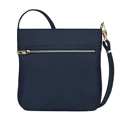 Travelon Women's Anti-Theft Tailored N/S Slim Bag, Sapphire, 11 x 1.75, Bag