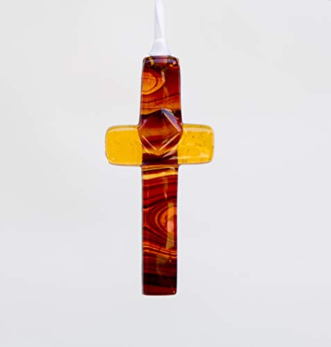 The Grandparent Gift Made Like You Memorial Glass Cross Inspirational Bereavement Gift #TOP2