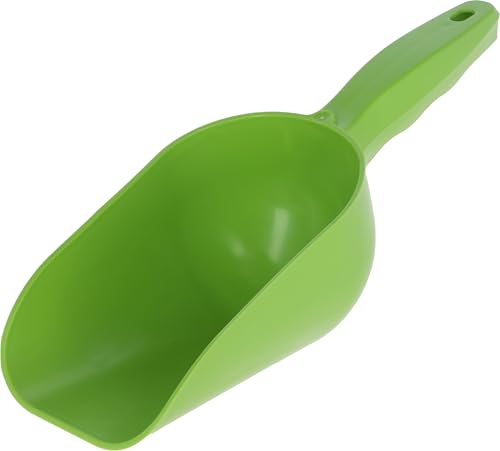Kerbl Futterschaufel (Farbe: hellgrün, Fassungsvermögen: 500 g, aus bruchsicherem Kunststoff, Futterdosierer, Tierzubehör) 29624