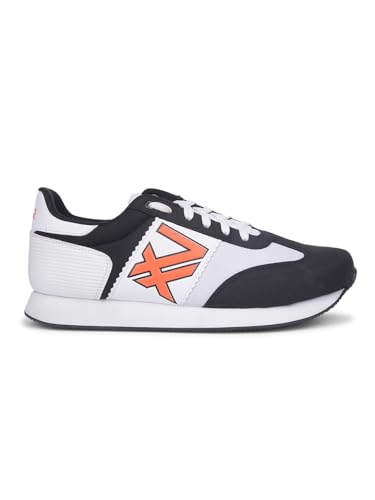 Image of Liberty LEAP7X BACKAM-1E Casual Shoes for Men with PU Upper | EVA Sole Coloured Lacing Sneakers | Soft & Comfortable Footbed | Memory Foam Insole | Quick-Wear Elastic Laces | Stylish & Modern