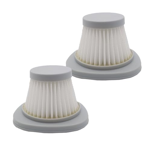 Vacuum Cleaner Filter, Compatible for Deerma, DX118C DX128C Filter Cartridge Hepa Filter Vacuum Cleaner Accessories(2pcs)