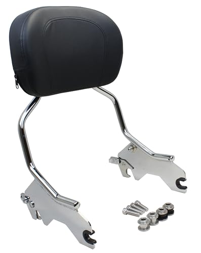 YikHouMall Passenger Backrest Sissy Bar For Harley Low Rider 2018-2026