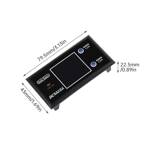 Voltímetro digital LCD y amperímetro CC 0-100V 10A medidor de voltaje y corriente 6
